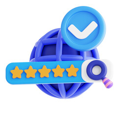 web reputation icon. Ideal for digital marketing, websites, presentations, and SEO related blog posts and articles