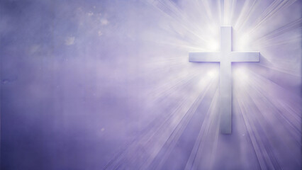 Naklejka premium Cross, sadness, loss, grief