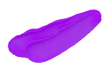 Isolated purple clay texture on transparent background