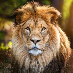 portrait of a lion