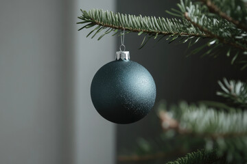 Minimalist Christmas Decorations in Neutral Tones, Calm and Harmonious Holiday Atmosphere