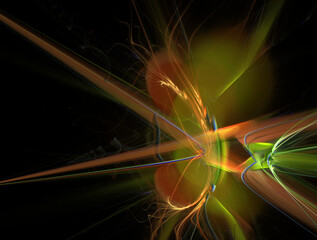 Imaginatory fractal abstract background Image