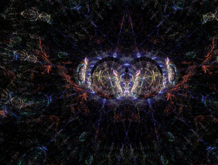 Imaginatory fractal abstract background Image