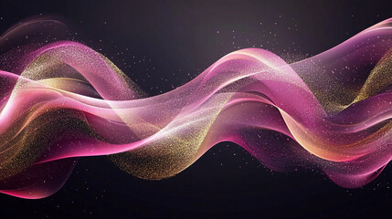Fototapeta premium pink abstract wave background