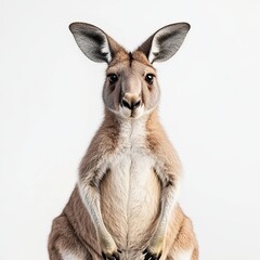 Fototapeta premium kangaroo isolated on white background