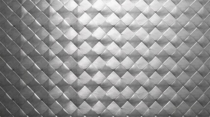 generative ai, Diamond Plate Metal Surface with Symmetrical Raised Patterns