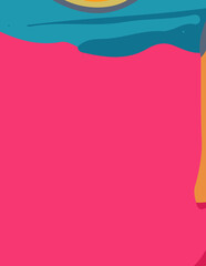 abstract background with untidy waves Illustration