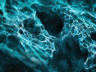 Vibrant Microorganism Underwater