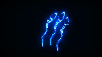 Human sperm cells in a futuristic glow with minimal polygons on a gloomy black background. cells that reproduce in men.