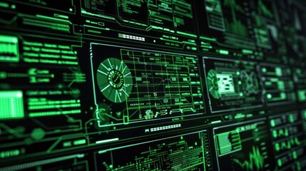 Digital Interface with Green Light