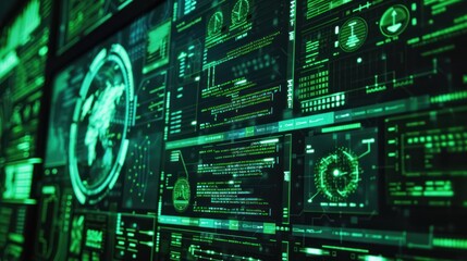 Obraz premium Futuristic Technology Interface