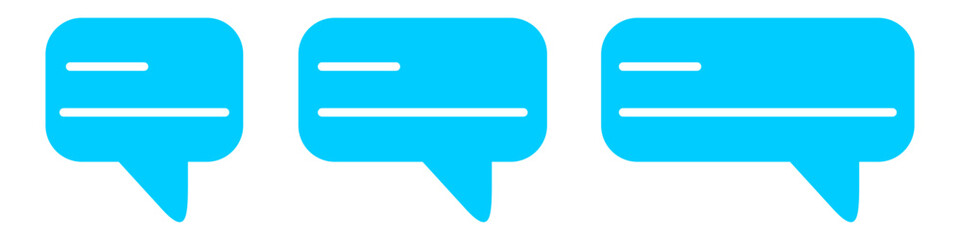  greeting card vector design, chat card, editable chat card icon bubble