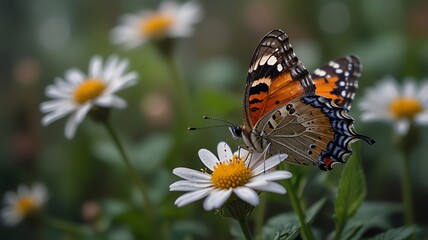 a butterfly that is on a flower