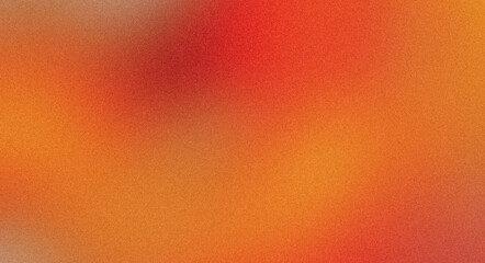 Red orange grainy noisy gradient background smooth textured header banner poster backdrop design, copy space