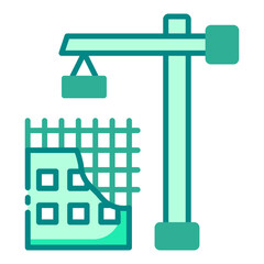 Crane lifting for building construction projects.