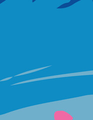 abstract background with untidy waves Illustration