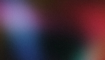 Dark blue red grainy noisy gradient background smooth textured header banner poster backdrop design, copy space