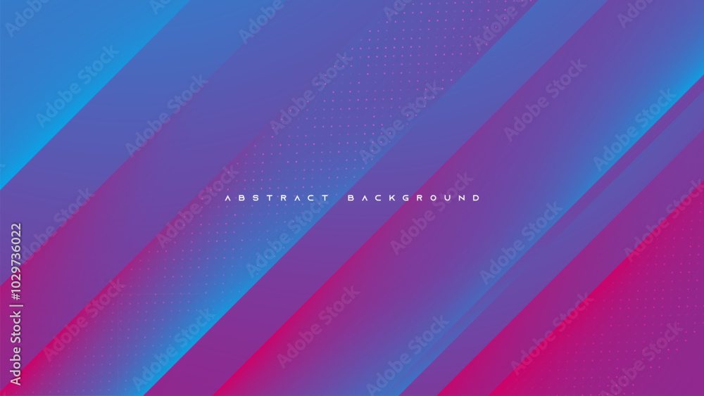 Poster blue and purple gradient abstract background shape design vector