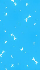 Ocean blue mottled geo. Seamless abstract textile effect. Distressed aqua water dye pattern. Coastal cottage beach home decor. Modern classic marine sailor fashion repeat cotton cloth isolated with 