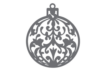 Christmas Ornament vector, Cricut Christmas Ornament SVG cut file, Cricut Christmas Ornament