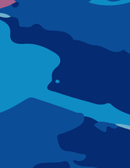 abstract background with untidy waves Illustration