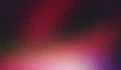 Grainy gradient background, purple red black abstract noise texture banner backdrop design, copy space
