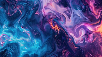 Obraz premium Abstract Swirling Colors