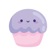 kawaii birthday cupcake cute