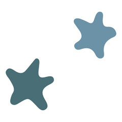 Pastel Watercolor Star