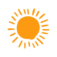 Pastel Watercolor Sun