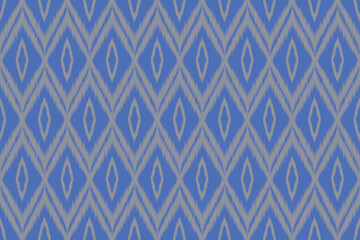 Ikat seamless pattern