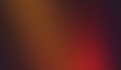 Grainy gradient background with color flow, purple red orange abstract noisy texture backdrop design with vibrant glowing bright shine colors, copy space