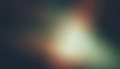 Grainy gradient background with color flow, blue red abstract noisy texture backdrop design with vibrant glowing bright shine colors, copy space