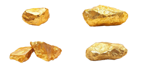 collection of gold nuggets