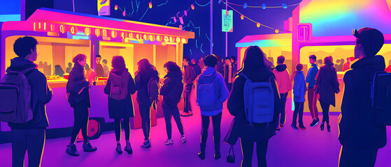 Teen Lifestyle and Holiday Escapes: Vibrant Moments of Adventure, Friendship, and Celebration in Nature, Urban, and Festive Settings