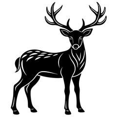 deer silhouette vector