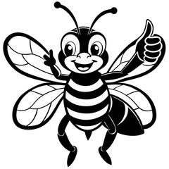 bee and honey