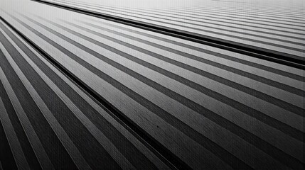 generative ai, Black Metallic Surface with Parallel Grooves