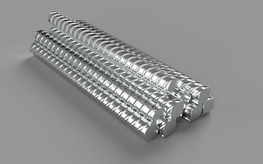 TMT Steel bars for building construction, TMT rods