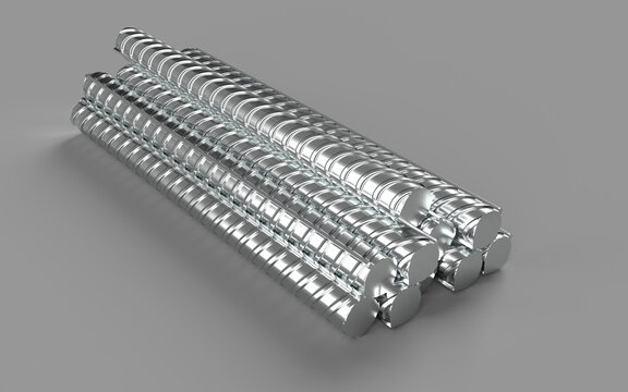 TMT Steel bars for building construction, TMT rods
