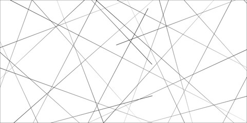 Chaotic abstract line seamless pattern. Abstract lines in black and white tone of many squares and rectangle shapes on white background.