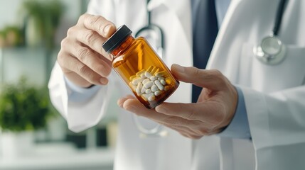 Medical Professional Explaining Prescription Process