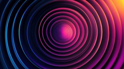Obraz premium Abstract background with concentric circles in vibrant colors.