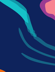 abstract background with untidy waves Illustration