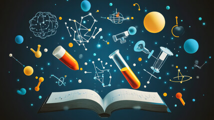 Science knowledge education concept