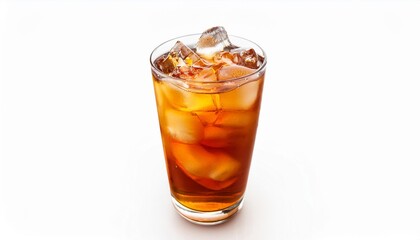 Iced Tea on white background isolated. Beverage. Drink.