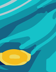 abstract background with untidy waves Illustration