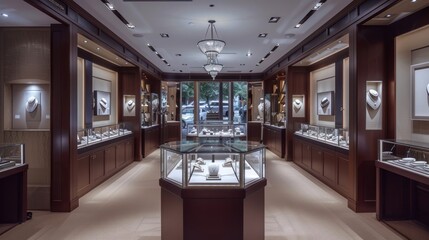 Luxury Jewelry Store Interior