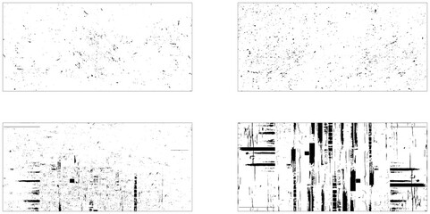 Grunge distress Backgrounds set. Texture Vector. Dust Overlay Distress ,Place texture over any Object to Create distressed Effect.