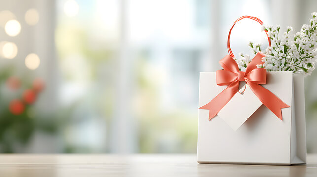 Create a memorable personalized gift bag with custom name tag for festive occasions and celebrations